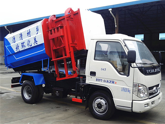 福田小卡4-5方掛桶式垃圾車-4-5方掛桶式垃圾車