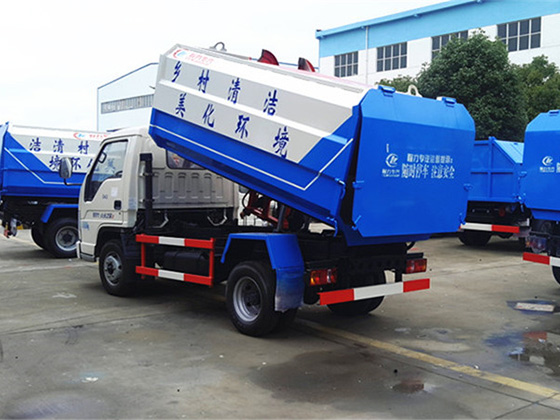 福田小卡4-5方掛桶式垃圾車-4-5方掛桶式垃圾車