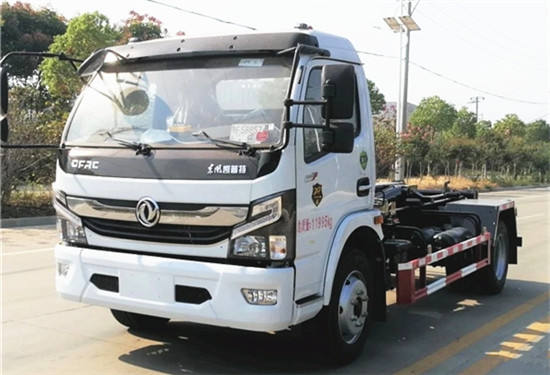 國六東風凱普特勾臂式垃圾車 國六東風凱普特勾臂式垃圾車