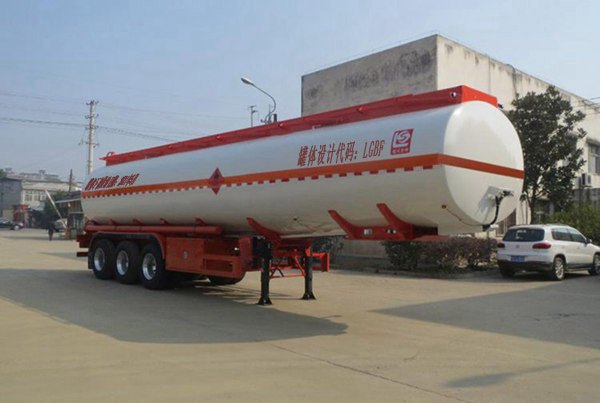 醒獅牌SLS9401GYYA型鋁合金運油半掛車