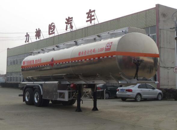 醒獅牌SLS9359GYY型鋁合金運油半掛車
